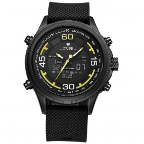 Ceas WEIDE Quartz Casual Sport Galben WH6306B-7C