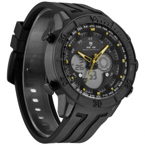 Ceas WEIDE Quartz Casual Sport Galben WH6308B-7C