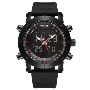 Ceas WEIDE Quartz Casual Sport Rosu WH6309B-2C