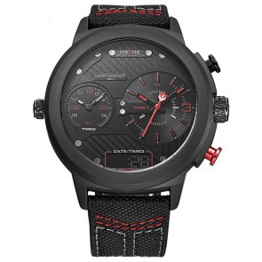 Ceas WEIDE Quartz Casual Sport Rosu WH6405B-1C