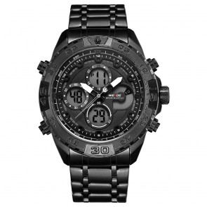 Ceas WEIDE Quartz Casual Sport Negru WH6909B-1C