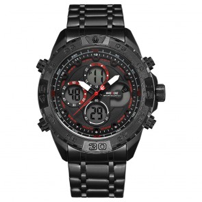 Ceas WEIDE Quartz Casual Sport Rosu WH6909B-2C