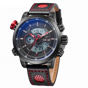 Ceas WEIDE Quartz Casual Sport Rosu WH3401B-6C