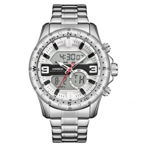 Ceas WEIDE Quartz Casual Sport Alb WH8502-2C