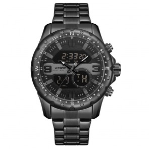 Ceas WEIDE Quartz Casual Sport Negru WH8502B-1C