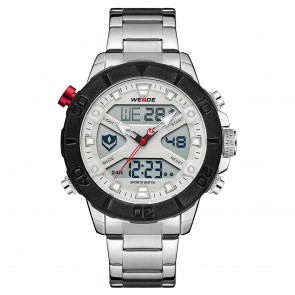 Ceas WEIDE Quartz Casual Sport Alb WH8503-2C