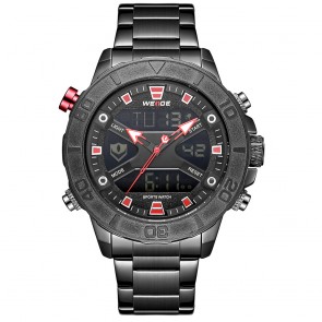 Ceas WEIDE Quartz Casual Sport Rosu WH8503B-2C