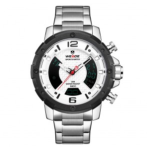 Ceas WEIDE Quartz Casual Sport Alb WH8504-2C