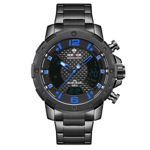 Ceas WEIDE Quartz Casual Sport Albastru WH8504B-2C