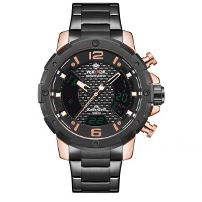 Ceas WEIDE Quartz Casual Sport Auriu WH8504B-3C