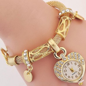 Ceas Dama Quartz Lucky Charm-gold