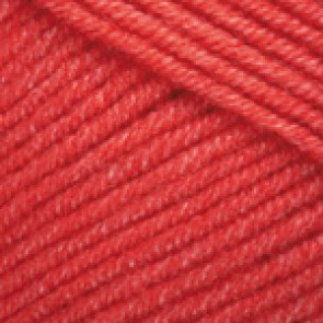 Fir Textil YarnArt Jeans 26, pentru tricotat si crosetat, bumbac si poliacril, Rosu, 50 gr