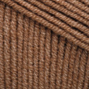 Fir Textil YarnArt Jeans 40, pentru tricotat si crosetat, bumbac si poliacril, Maro, 50 gr