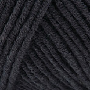 Fir Textil YarnArt Jeans 53, pentru tricotat si crosetat, bumbac si poliacril, Negru, 50 gr