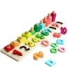 Puzzle Montessori numere din lemn eSelect
