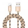 Cablu de date si incarcare pentru Apple 3m 13003CBL-auriu